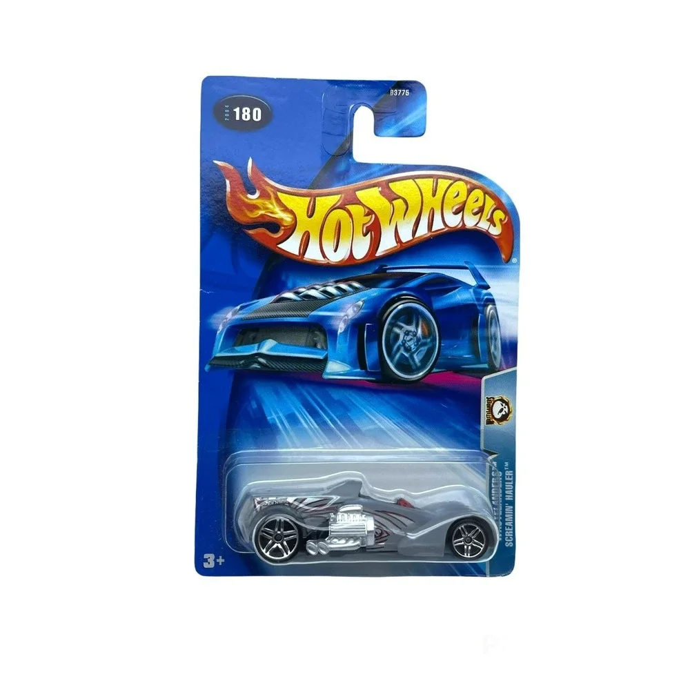 Hot Wheels Wastelanders Screamin' Hauler Car Gray Diecast 1/64 2004 #180
